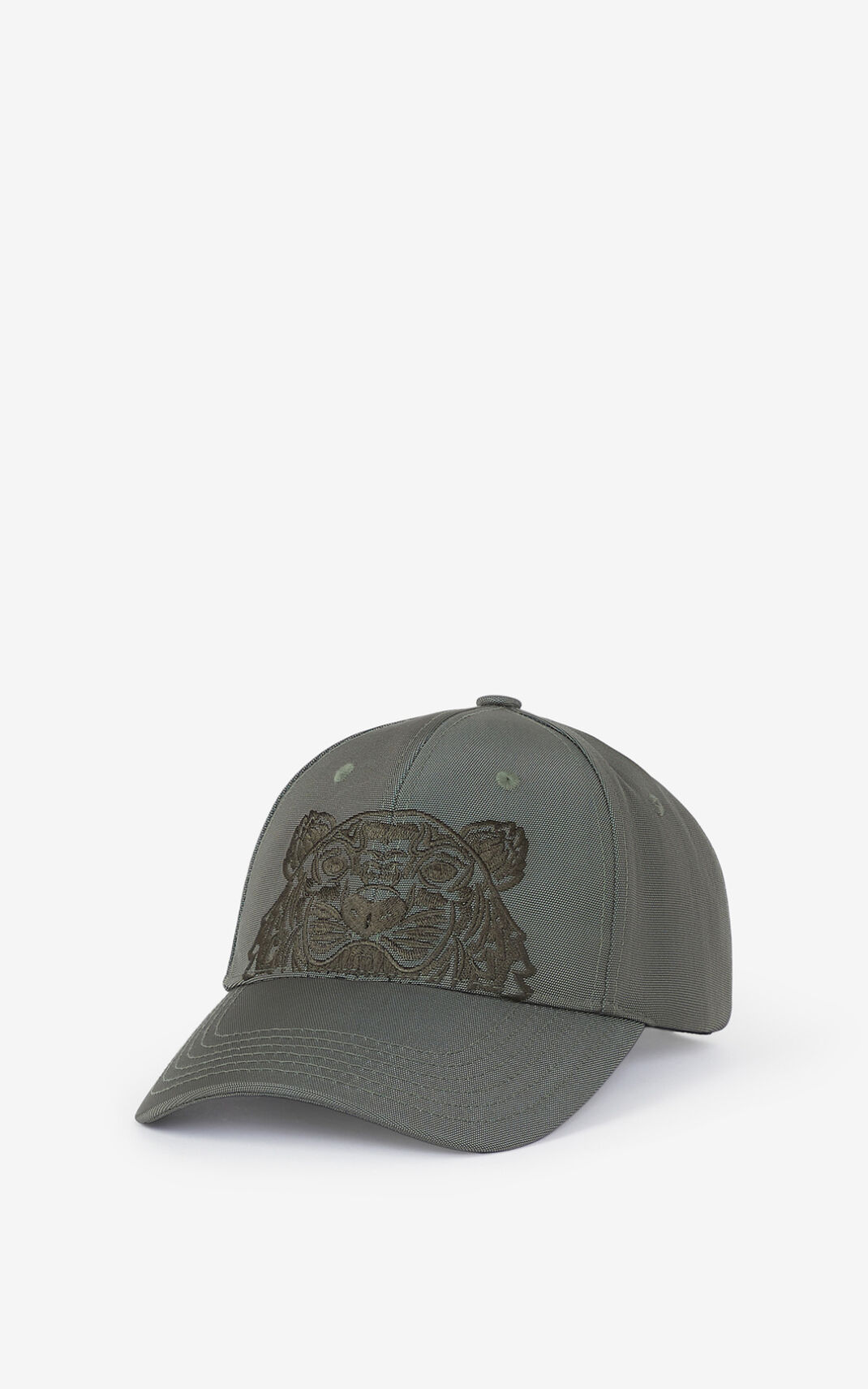 Gorras Kenzo Lona Kampus Tiger Hombre Gris Claro XBL076385